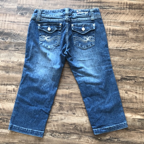 Bongo low rise stretch denim cropped jeans - Picture 9 of 12